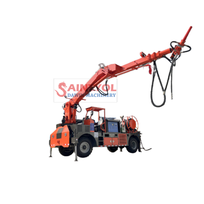 QZHP-3016B Full diesel power mobile wet concrete spraying vehicle shotcrete robot