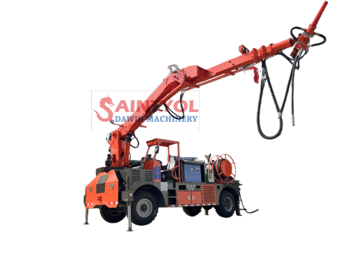 QZHP-3016B Full diesel power mobile wet concrete spraying vehicle shotcrete robot