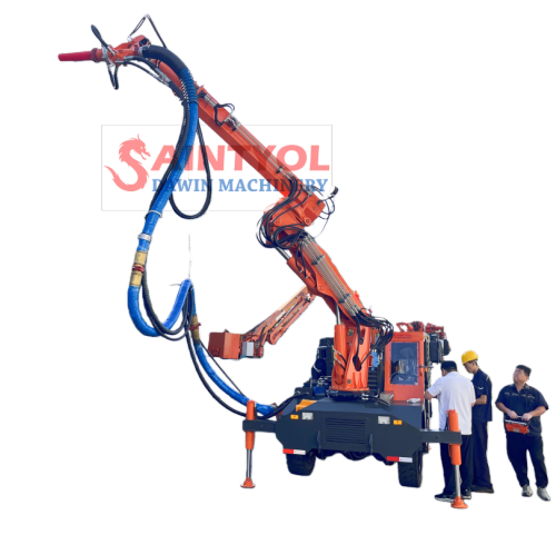 QKSP-20A Mobile wet concrete spraying vehicle (Shotcrete robot)