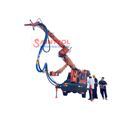 QKSP-20A Mobile wet concrete spraying vehicle (Shotcrete robot)