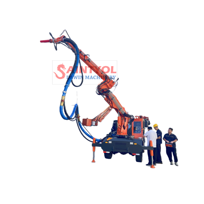 QKSP-20A Mobile wet concrete spraying vehicle (Shotcrete robot)