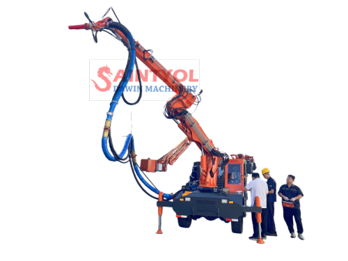 QKSP-20A Mobile wet concrete spraying vehicle (Shotcrete robot)