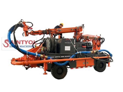 QKSP-20A Mobile wet concrete spraying vehicle (Shotcrete robot)