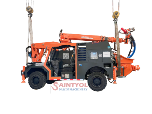 QKSP-20A Mobile wet concrete spraying vehicle (Shotcrete robot)