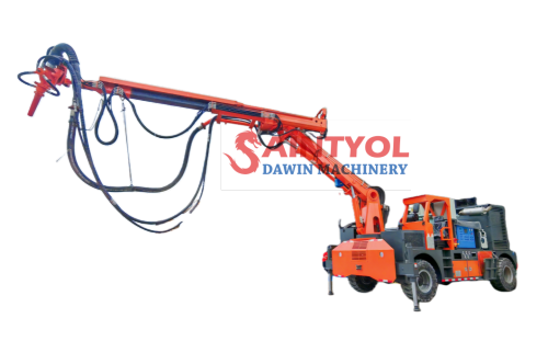 QZHP-3016B Full diesel power mobile wet concrete spraying vehicle shotcrete robot