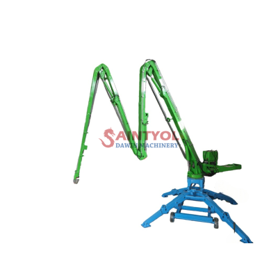 23m 4 sections Trailer Mobile Spider Concrete Placing Boom 