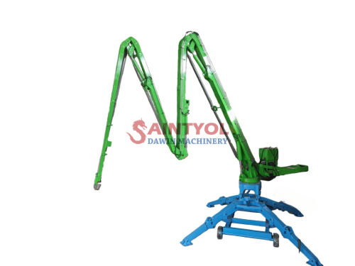 23m 4 sections Trailer Mobile Spider Concrete Placing Boom "M" Folding