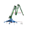23m 4 sections Trailer Mobile Spider Concrete Placing Boom 