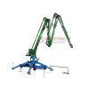 23m 4 sections Trailer Mobile Spider Concrete Placing Boom "M" Folding