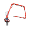 29m 3 sections R Folding Stationary Tower Hydraulic Jack-Up Concrete Placing Boom
