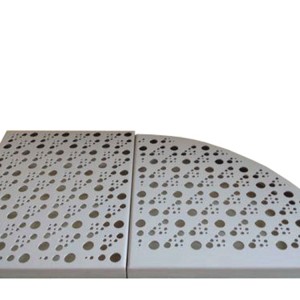 Punching arrangement perforated Air-conditioning cover aluminum veneer also for bank curtain wall