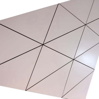 Architectural aluminum plain panel exterior ceiling paneling laminates