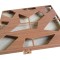 Various Imitation wood grain transfer film like aluminum panel for interior  indoor decoration  wall