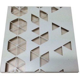 Painting coated/powder PVDF coated laser cutting solid aluminum panel sheet for decoration for sales