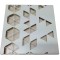 Painting coated/powder PVDF coated laser cutting solid aluminum panel sheet for decoration for sales