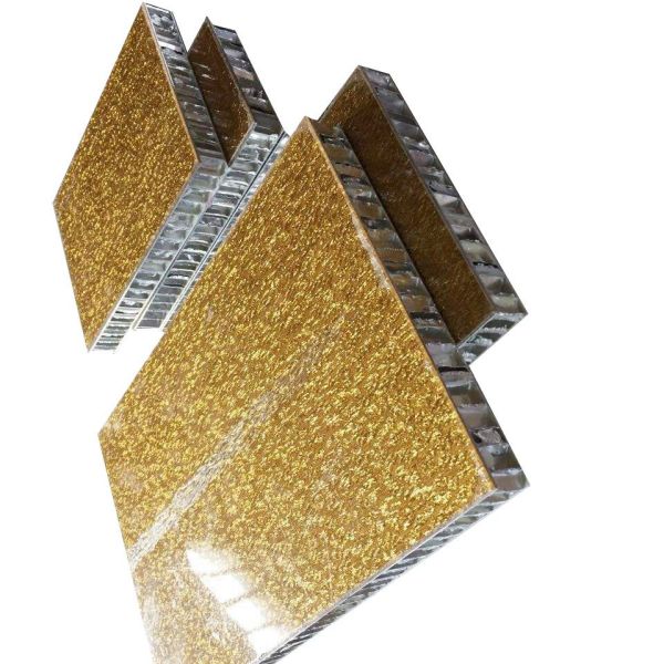 Aluminum honeycomb sandwich 3D facade wall panels