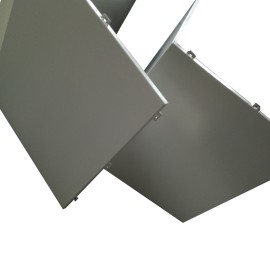 Irregular molding aluminum decorative cladding panels manufacture with pvdf coating
