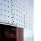 perforated sheet metal cladding in aluminum for hotel
