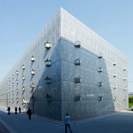 3mm precision Gymnasium perforated aluminium panels striking facade wall cladding