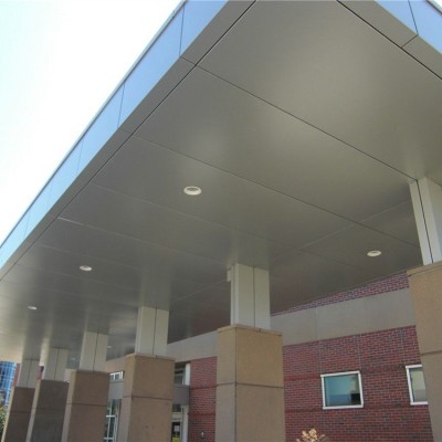 Rainscreen aluminum metal panels/aluminum canopy cladding manufactures