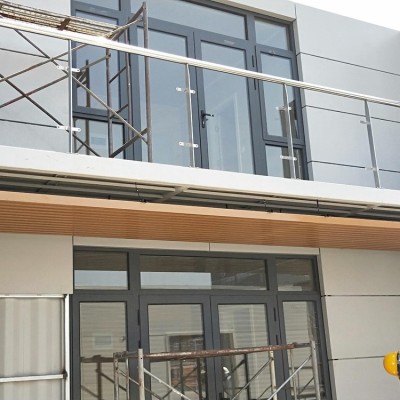 Durable customized aluminum cladding panels/PVDF coating aluminum facade  for container decoration