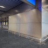 Metal contorted solid aluminum panels for airport/Decorative wall cladding