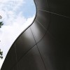 Architectural fabrication curved cladding aluminum panels for soffit shield