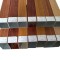 wood grain finish Electrophoretic oxidation aluminum square hollow profile tube for wall decoration