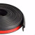 Black Z-shape Rubber Weather Strip Seal Hollow Car Weatherstrip Window Door