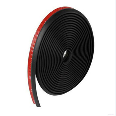 Black Z-shape Rubber Weather Strip Seal Hollow Car Weatherstrip Window Door