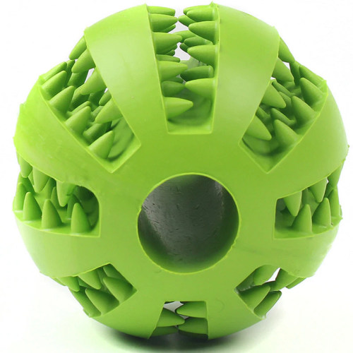Dog Toy Rubber Ball for Puppy Pet Chew Dental Clean Teeth Healthy
