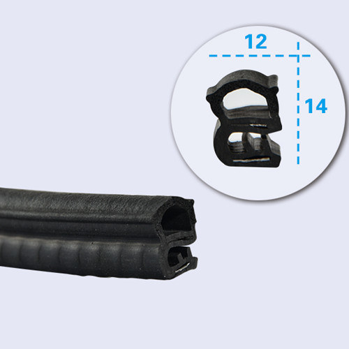 EPDM Rubber Pinchweld with Small Side Blister Car Auto Door Trunk Lip