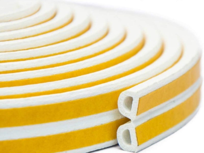 Self-Adhesive Sponge Foam EPDM Rubber profile seal for windows and Doors