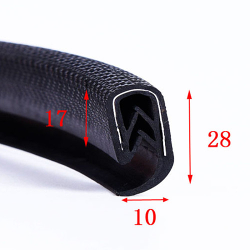 different size PVC Edge Trim Plastic U-Channel for vehicle