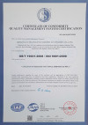 CERTIFICATE OF CONFORMITY QUALITY MANAGEMENT SYSTEM CERTIFICATION