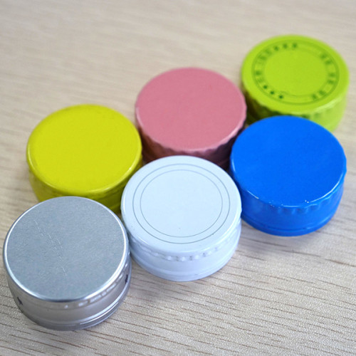 All kinds of aluminum screw caps with different height for Juice/Vodka/Beer/Water/Wine/Milk/Oil 28mm 30mm 38mm