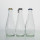 transparent 290ml big belly glass bottle for juice and water Xuzhou to Vietnam