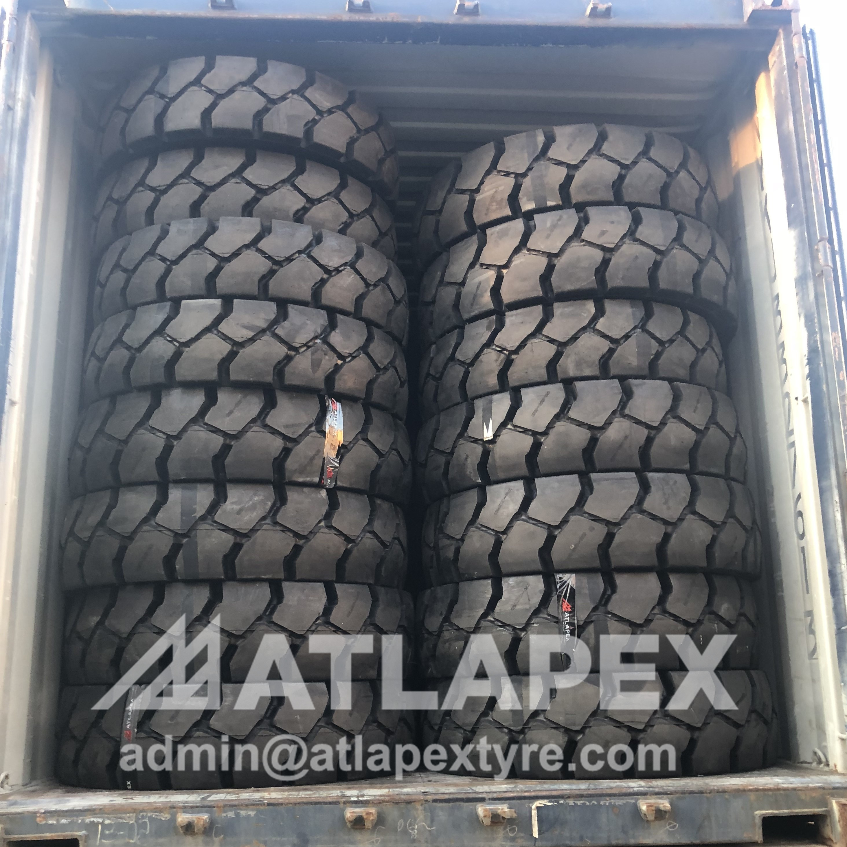 container  handler tire