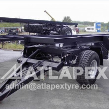 16.5/70-18 ATLAPEX Agri trailer tire working in the field of Kazakstan