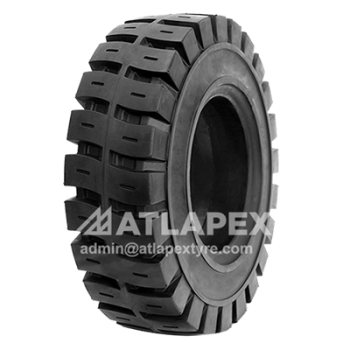 6.50-10 solid tire with AP-LUG3 for forklift  use