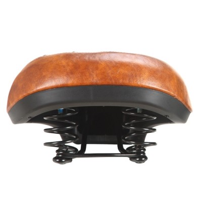 2020 New Retro Classic Leather comfortable Beach Bicycle Saddle with Rivets, electric bicycle seat, scooter seat   BM-M5019