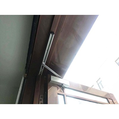 Adjustable Power Optional Hold-open Left and Right Aluminum Alloy Slide Rail Exposed Door Closer