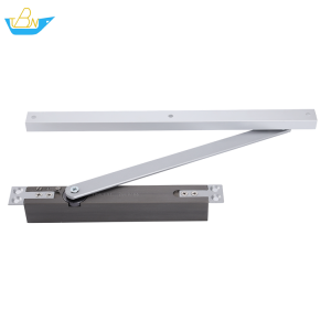 Concealed fireproof small shell adjustable power Aluminum Alloy hold-open window and door closer