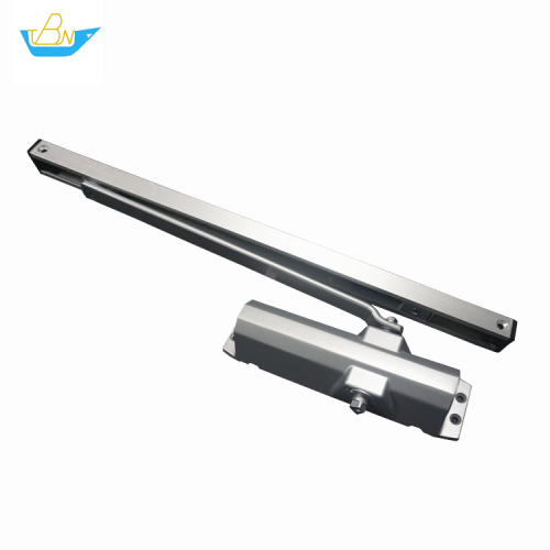 High Quality Adjustable Power 80kg Hydraulic Automatic 180 degree Slide Rail Exposed Door Closer