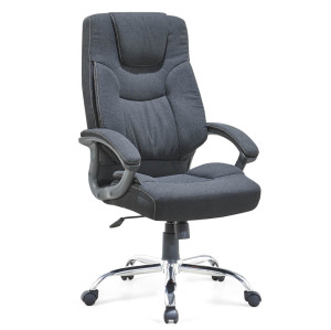 High Back Fabric Office Swivel Chair With Nylon Armrest(HF-459)