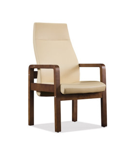 Réception de bureau et chaise d'invité en cuir PU à dossier haut Y&F (YF-1820A)