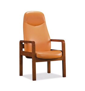 Réception de bureau et chaise d'invité en cuir à dossier haut Y&F (YF-1823A)