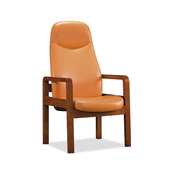 Y&F alta espalda de cuero de recepción y silla de invitados para el proveedor de oficina en China
