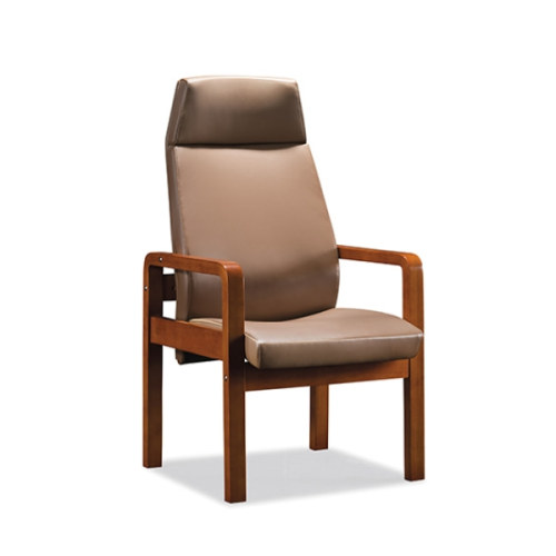 Y&F High Back Leather Office Reception and Guest Chair Supplier in China(YF-1828A)