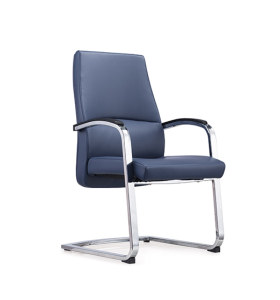 Réception de bureau et chaise d'invité en cuir à dossier moyen Y&F avec structure en métal (YF-1622)